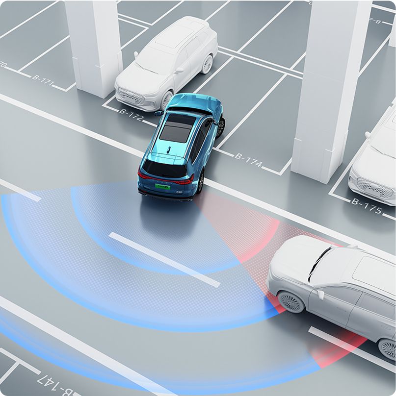 chery tiggo 8 csh ระบบช่วยเบรกขณะถอยหลัง